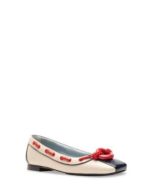 Frances Valentine Mccoy Boat Shoe - White