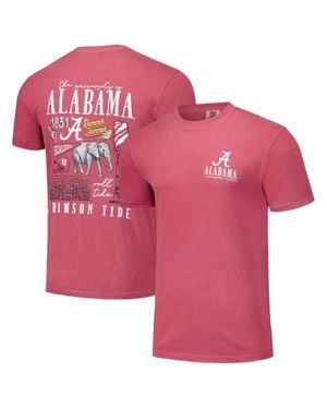 Image One Alabama Tide Hyper Local Campus Poster T-Shirt - Pink