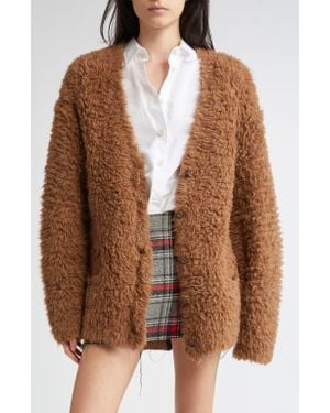 R13 Boyfriend Cardigan - Brown