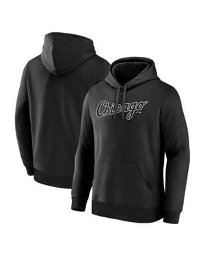 LOGO ATHLETIC Chicago Sox Wordmark Hoodie - Black
