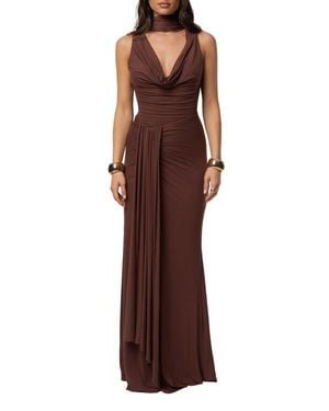 JLUXLABEL Coastal Multi Skirt Set - Brown
