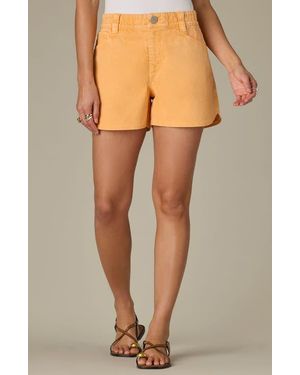 Wit & Wisdom Skyrise Dolphin Hem Denim Shorts - Natural