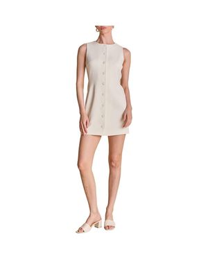 Endless Rose Button Front Minidress - Natural