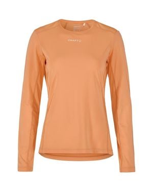 C.r.a.f.t Essence Perforated Jersey T-Shirt - Orange