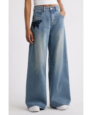 PTCL Caroline Baggy Wide Leg Jeans - Blue