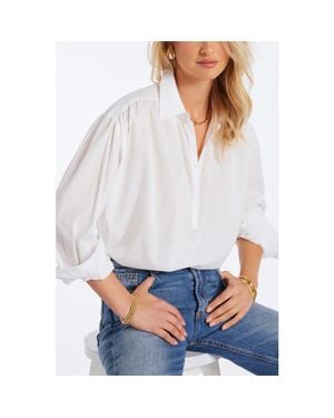 Bishop + Young Boho Voile Blouse - White