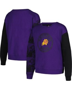 Outerstuff Girls Youth Phoenix Suns Trifecta Pullover Sweatshirt - Purple