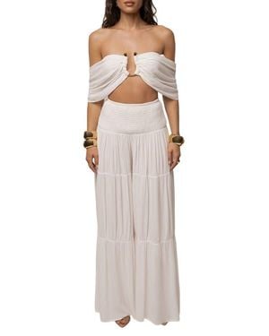 JLUXLABEL Hidden Gems Tier Pant Set - White