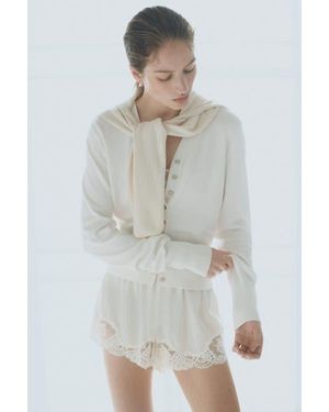 H&M Fine-Knit Cardigan - White