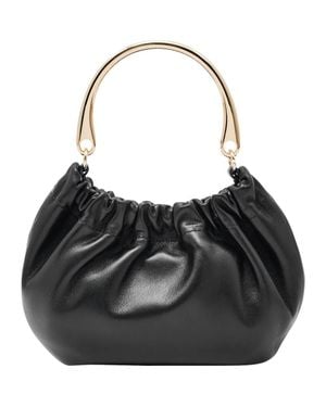 Reiss Millie Leather Top Handle Bag - Black