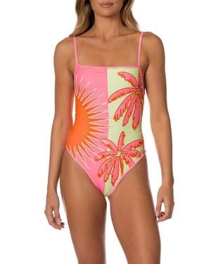 Maaji Palm & Sun Biella One-Piece Swimsuit - Red