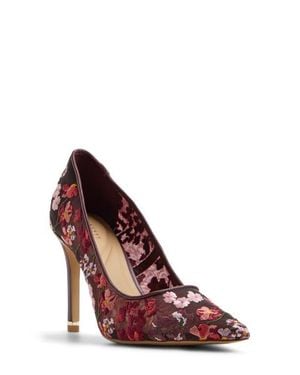 Ted Baker Cara Icon Pointed Toe Pump - Red