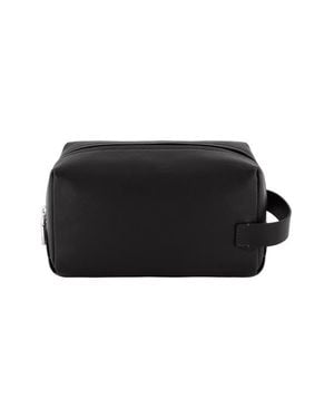 Vince Leather Dopp Kit - Black