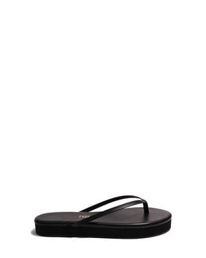 TKEES Lily Platform Flip Flop - Black