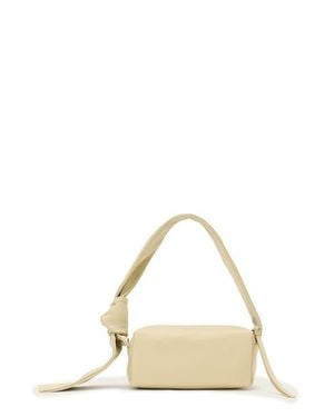 AllSaints Effie Knot Leather Shoulder Bag - Natural