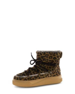 Voile Blanche Cortina Genuine Shearling Bootie - Black