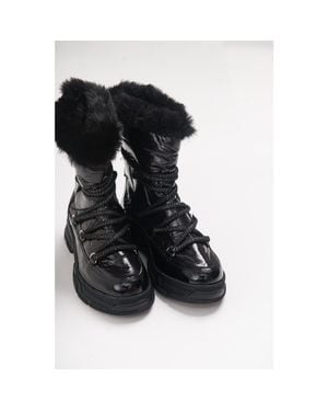 Prologue Shoes Rosie Fur Lined Boot - Black