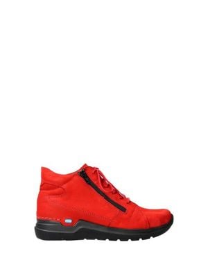 Wolky Why Water Resistant Sneaker - Red