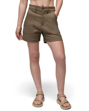 Prana Stretch Zion Cargo Shorts - Green