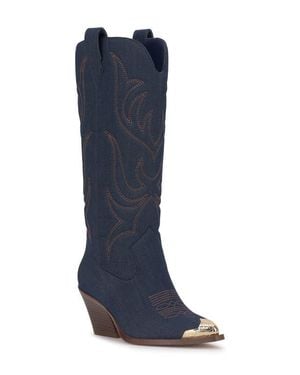 Jessica Simpson Zuliena Western Boot - Blue