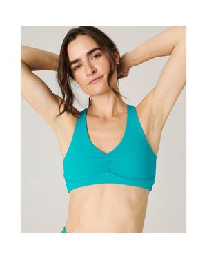 Daughter Lessons Retrofit Sports Bra - Blue