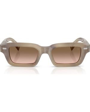 Brunello Cucinelli Marla 50Mm Rectangular Sunglasses - Brown