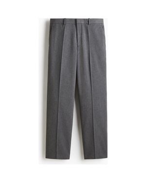 H&M Regular Fit Tailored Pants - Gray