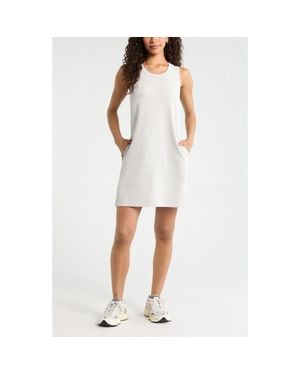 Zella Soft Luxe Tank Dress - White