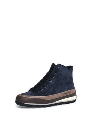 Candice Cooper Janis Strip High Top Sneaker - Blue
