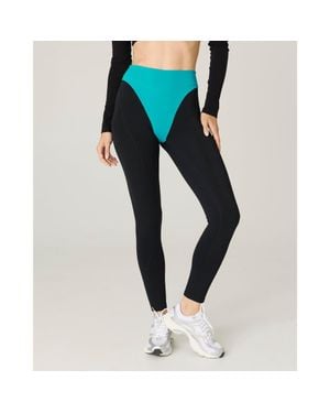 Daughter Lessons Retrofit Leggings - Blue