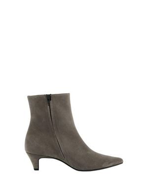 Paul Green Ciara Pointed Toe Kitten Heel Bootie - Brown