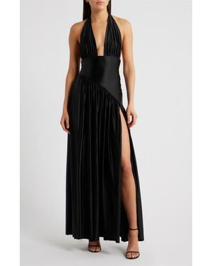 DELFI Collective Rae Halter Gown - Black