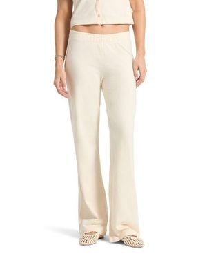 Brixton Siesta Wide Leg Knit Pants - Natural