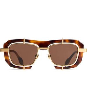 JW Anderson Geometric Sunglasses - Brown