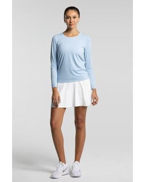 AVI Rally Pickleball Long Sleeve - White