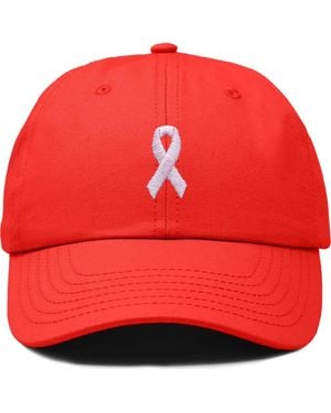 Alix Ribbon Dad Cap - Red