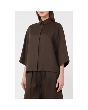 MM by Max Mara Linen Shirt - Brown