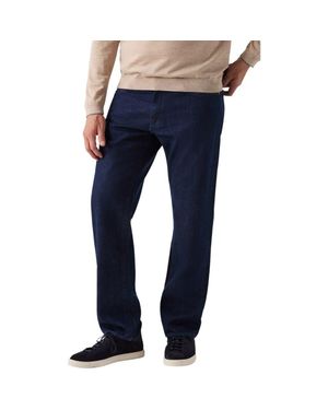 Robert Talbott Austin Selvedge 5-Pocket Pant - Blue