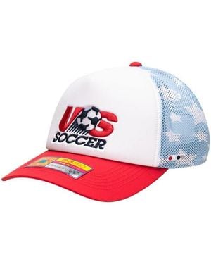 Fan Ink Usmnt Making History Adjustable Trucker Hat - Red