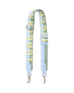 Longchamp Shadow Adjustable Canvas Shoulder Strap - Blue