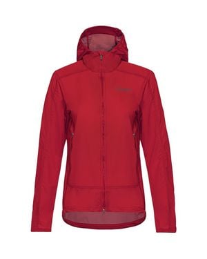 Gore Wear Fernflow Hooded Windbreaker - Red