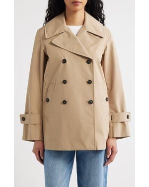 Save The Duck Sofi Waterproof Trench Coat - Natural