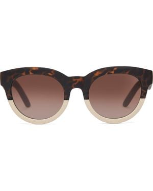 TOMS Florentin 52Mm Cat Eye Sunglasses - Brown