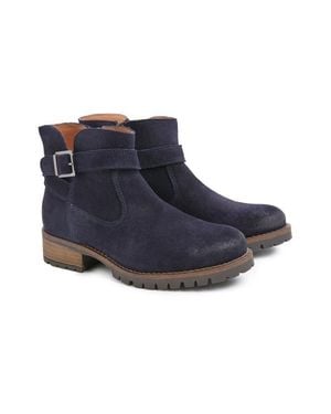 Celtic & Co. Strap Detail Ankle Boot - Blue