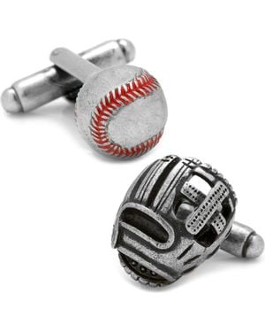 Cufflinks Inc. Baseball & Glove Cuff Links - Metallic