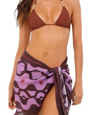 MALAI Rooney Cover-Up Pareo - Purple