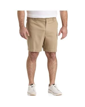 Oak Hill by DXL Big & Tall Tech Shorts - Natural