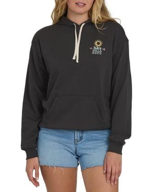 Billabong Before Times Cotton Blend Graphic Hoodie - Black