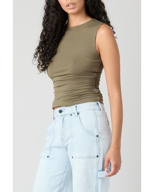 TT Studios Kaylie High Neck Tank - Blue