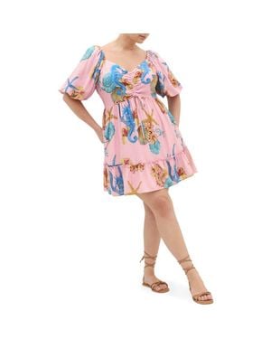 City Chic Giselle Minidress - Pink